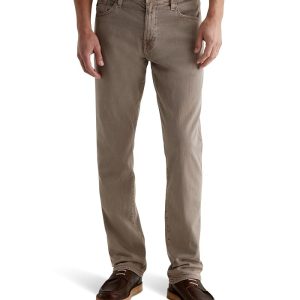 AG Jeans Everett Slim Straight Leg Denim in Sulfur Amber Dust