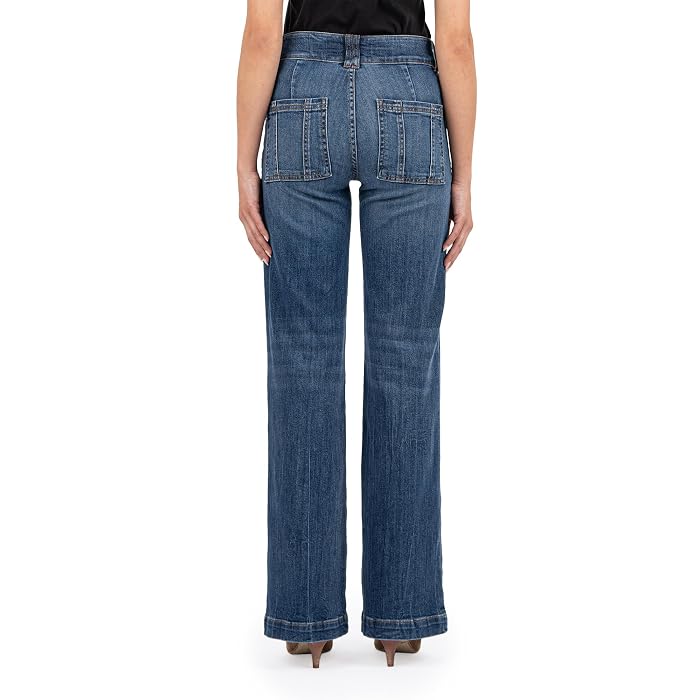 KUT from the Kloth Jodi High-Rise Wide Leg -Porkchop Front Pockets - Image 3