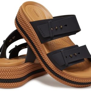Crocs Brooklyn Buckle Low Wedges