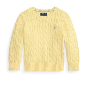 Polo Ralph Lauren Kids Cable-Knit Cotton Sweater (Toddler/Little Kid)