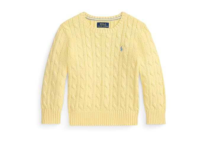 Polo Ralph Lauren Kids Cable-Knit Cotton Sweater (Toddler/Little Kid)
