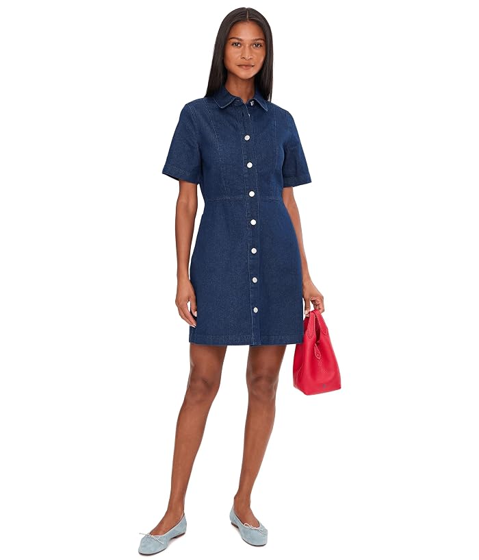 Barbour Maia Denim Mini Dress - Image 2