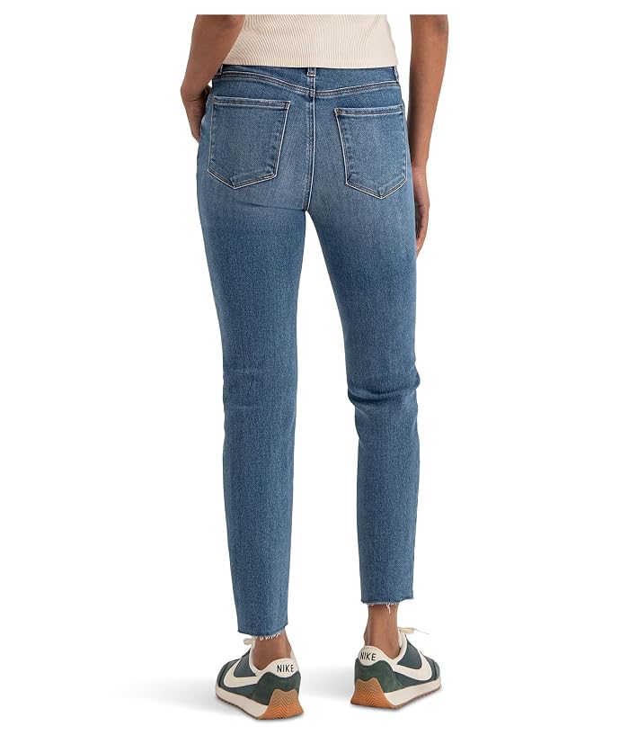 KUT from the Kloth Reese High-Rise Fab Ab Ankle Straight Raw Hem - Image 3