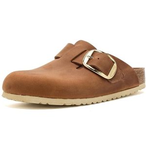 Birkenstock Boston Big Buckle Clog - Oiled Leather