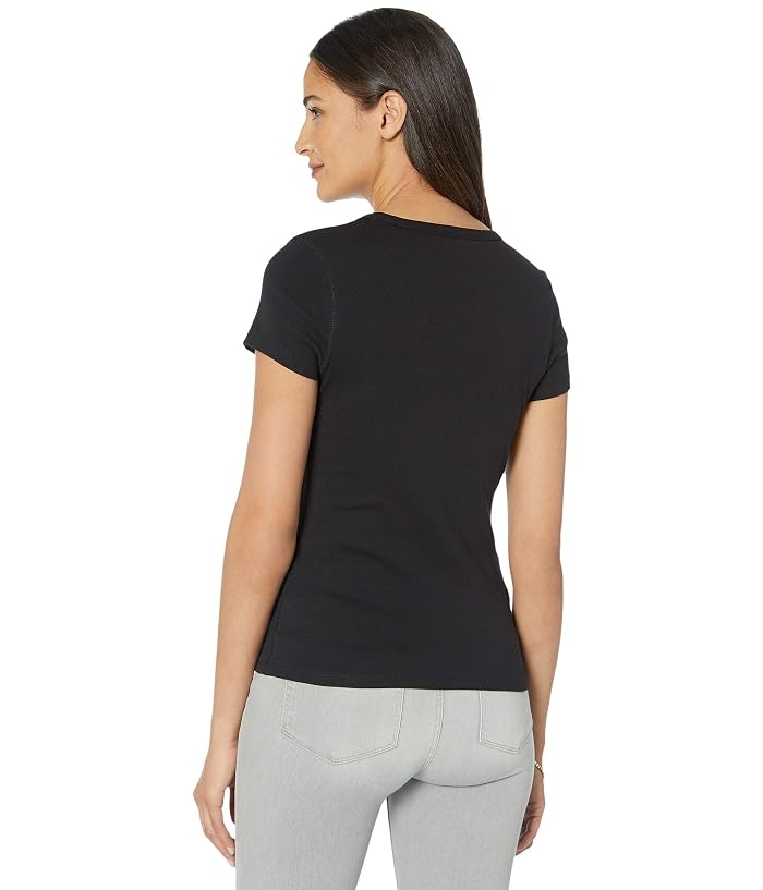 Lilla P 1x1 Rib Short Sleeve Crew Neck T-Shirt - Image 3