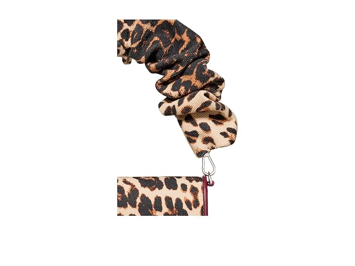 Kate Spade New York Natasha Downtown Leopard Fabric Card Case Crossbody With Scrunch Strap - Image 4