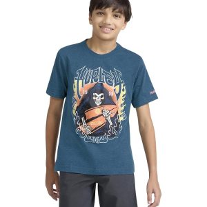 Hurley Kids Surf Skelly Short Sleeve T-Shirt (Big Kid)