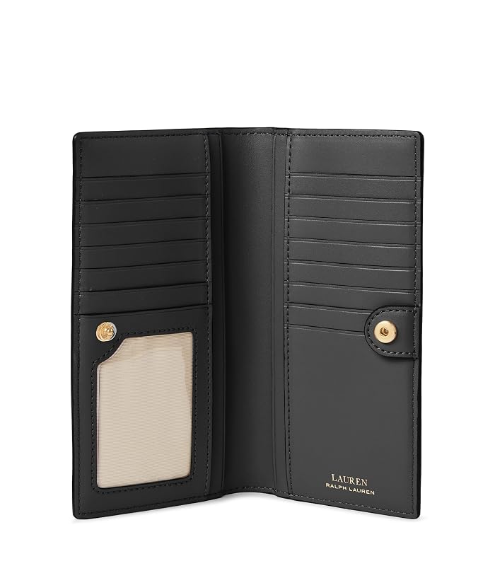 Lauren Ralph Lauren Crosshatch Leather Slim Wallet - Image 3