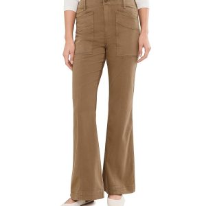 Liverpool Los Angeles 32" High-Rise Flare Jeans with Patch Front Pockets