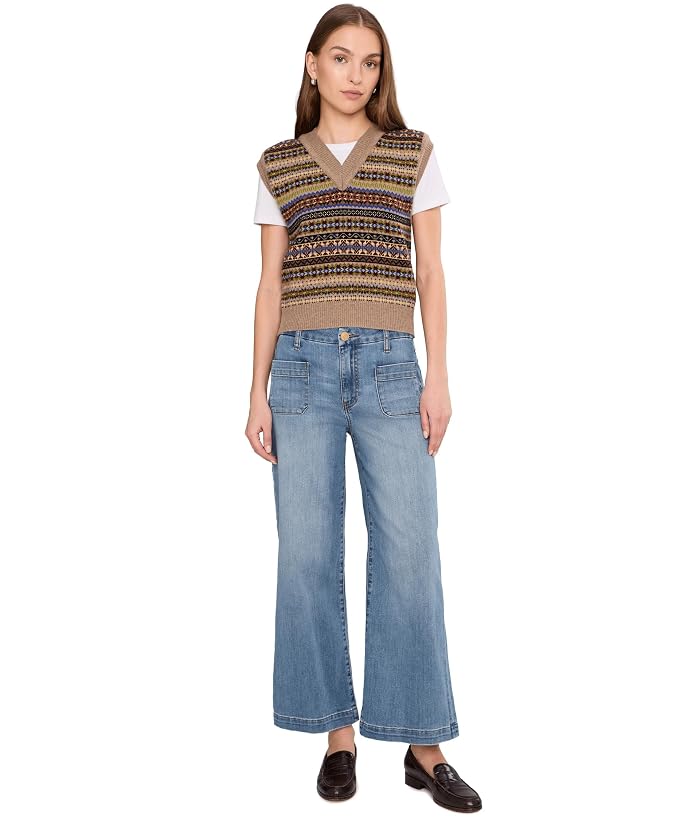 KUT from the Kloth Meg High Rise Fab Ab Wide Leg Raw Hem - Image 2