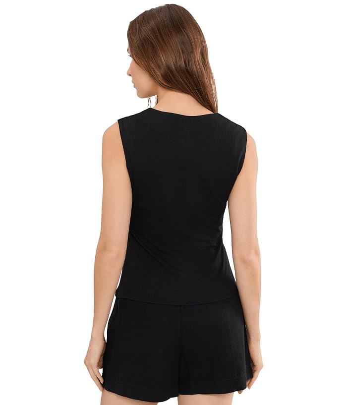 Liverpool Los Angeles Petite Sleeveless Built In Bra Knit Top - Image 4