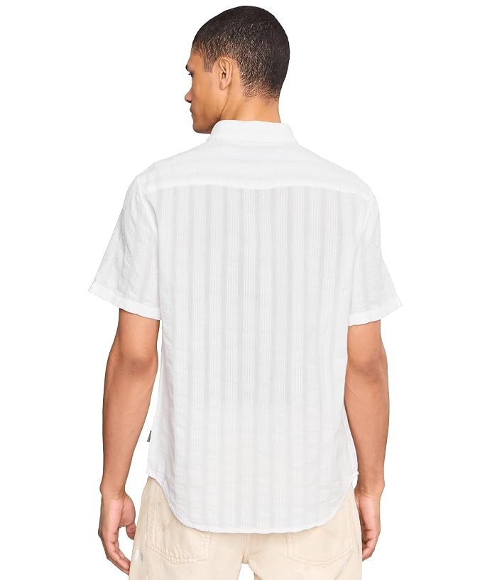 John Varvatos Carson Short Sleeve Front Placket Shirt W992f26 - Image 4