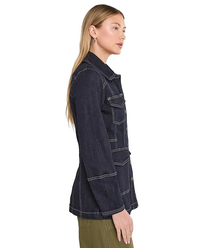 Liverpool Los Angeles Lantern Sleeve Denim Jacket - Image 3