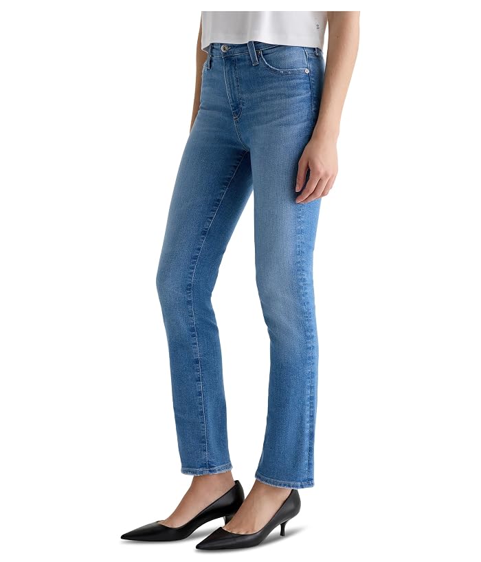 AG Jeans Mari Mid Rise Slim Straight Jean In Minimalist - Image 2
