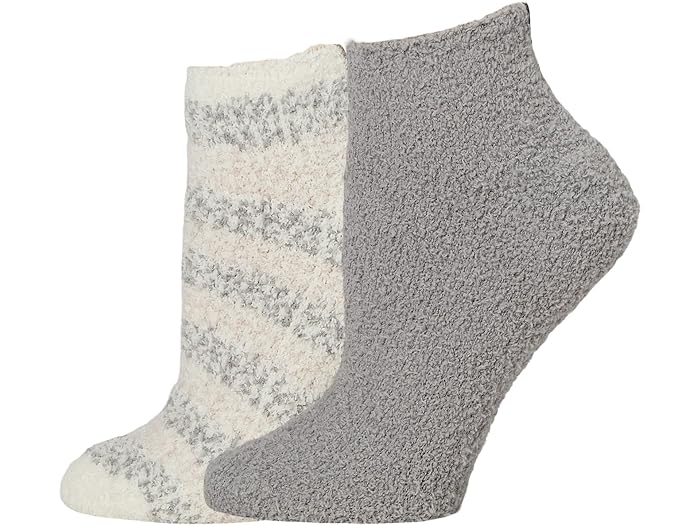 Barefoot Dreams Cozychic ® Heathered Stripe Ankle Sock Set - Image 3