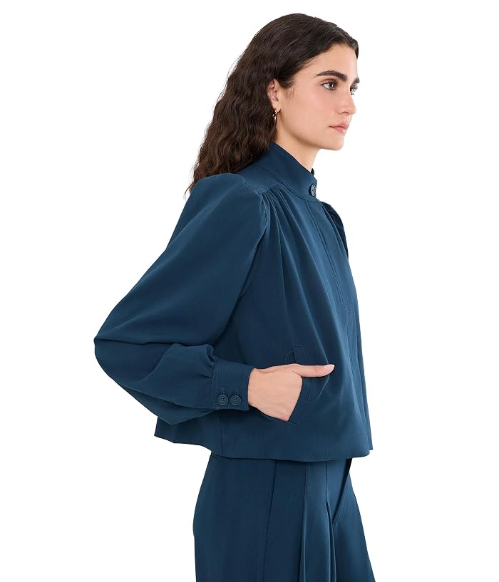 Liverpool Los Angeles Puff Sleeve Woven Jacket - Image 3