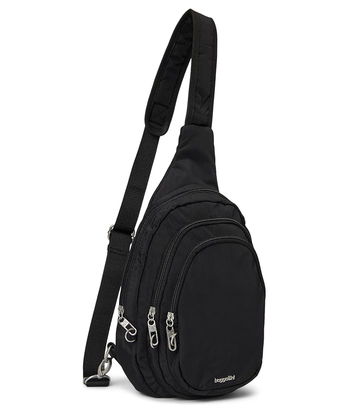Baggallini Securtex Anti-Theft Triple Zip Sling
