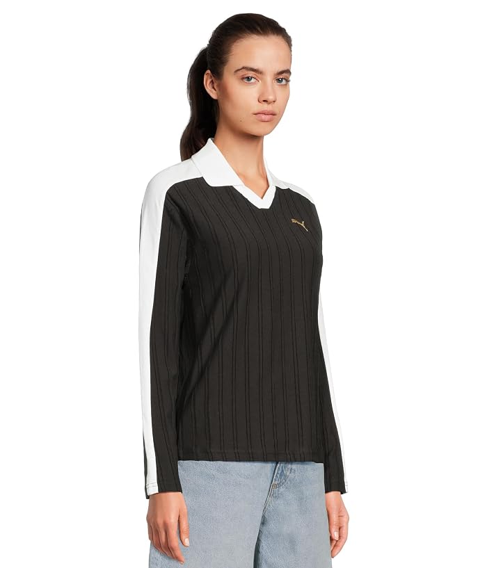 PUMA T7 Relaxed Long Sleeve Polo - Image 2