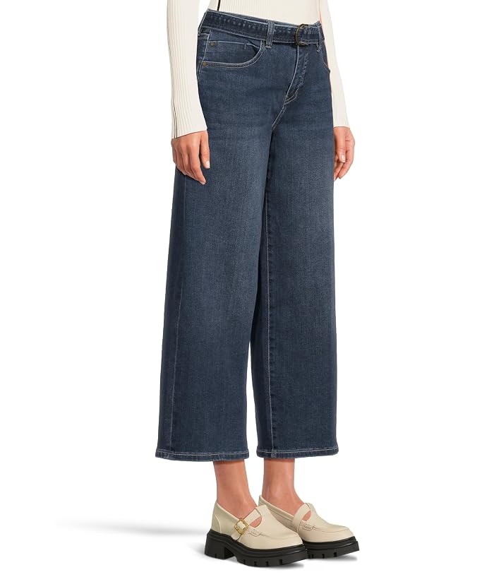 Liverpool Los Angeles Mid-rise Belted Crop Wide Leg Jeans - Image 2