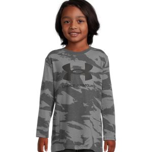 Under Armour Kids Brushed Camo Tee (Big Kid)
