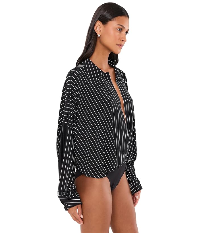 Norma Kamali Oversized Norma Kamali Bodysuit - Image 3