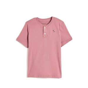 abercrombie kids Essential Henley Tee (Little Kid/Big Kid)