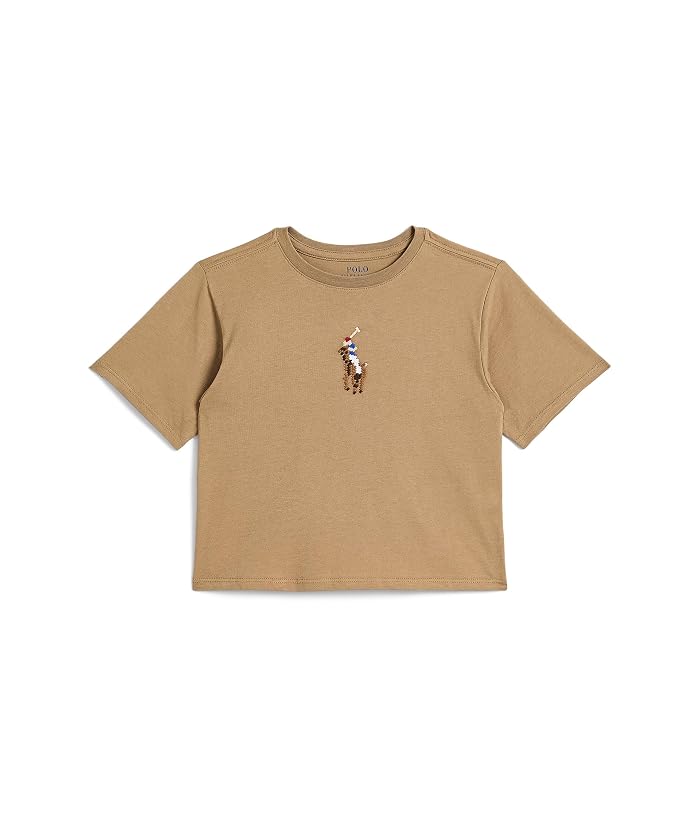 Polo Ralph Lauren Kids Big Pony Cotton Jersey Boxy Tee (Big Kid)