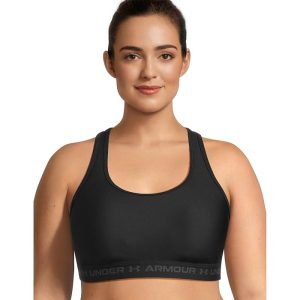 Under Armour Plus Size Crossback Mid Impact Bra