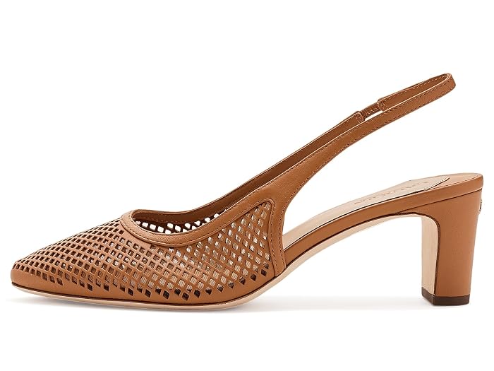 Lauren Ralph Lauren Klaire Perforated Leather Slingback Pumps - Image 4