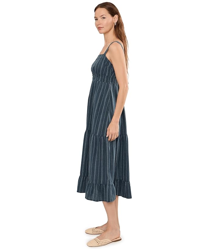 Toad&Co Taj Hemp Tiered Midi Sleeveless Dress - Image 3