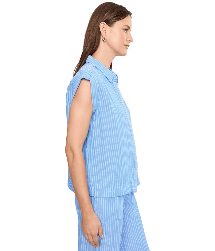 NIC+ZOE Striped Gauze Resort Shirt - Image 3