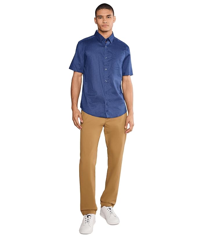 Johnston & Murphy Logan Printed Cotton Short-sleeve Shirt - Image 2