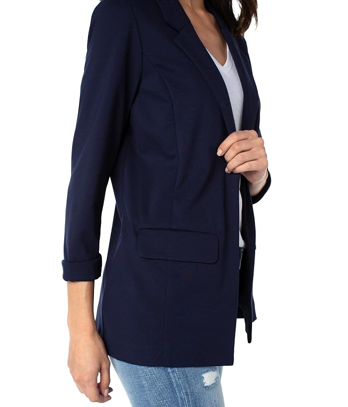 Liverpool Los Angeles Petite Boyfriend Blazer with Princess Darts Super Stretch Ponte - Image 3