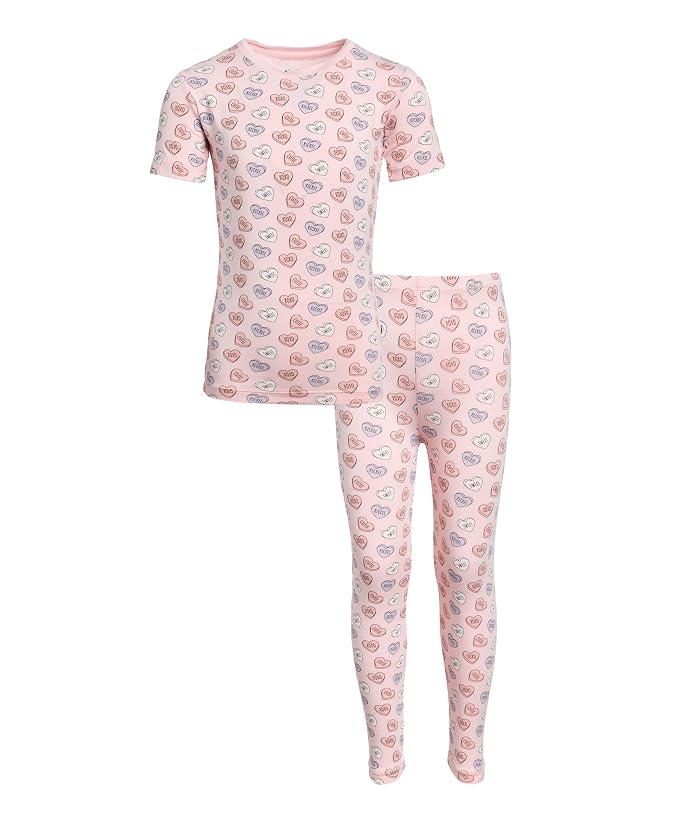Kickee Pants Kids Print Short Sleeve Pajama Set (Toddler/Little Kid/Big Kid) - Image 4