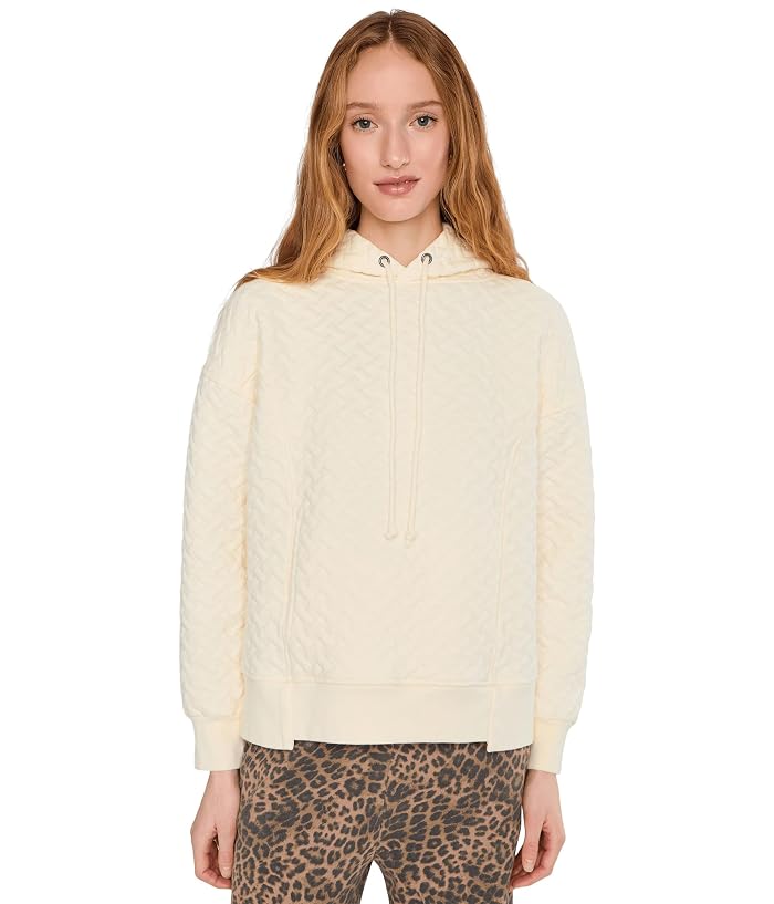 Mod-o-doc Quilte, Long Sleeve Oversized Step Hem Hoodie