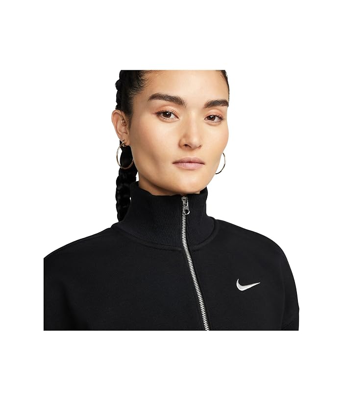 Nike Sportswear Phoenix Fleece 1/4-Zip Cropped Sweatshirt - Image 3