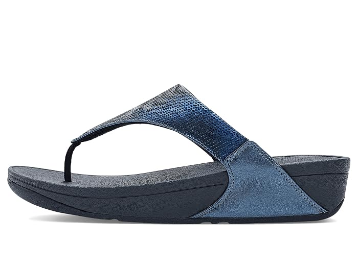 FitFlop Lulu Sequin Toe-Post Sandals - Image 3