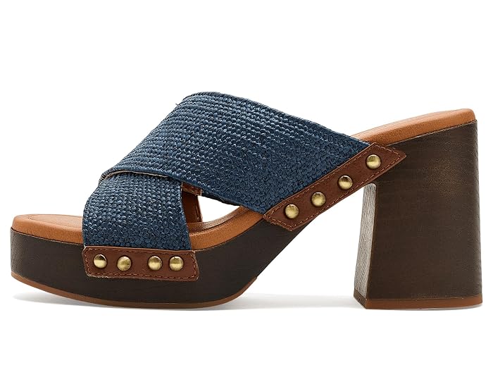 Lucky Brand Casyna Cross Strap Studded Heel Sandals - Image 3