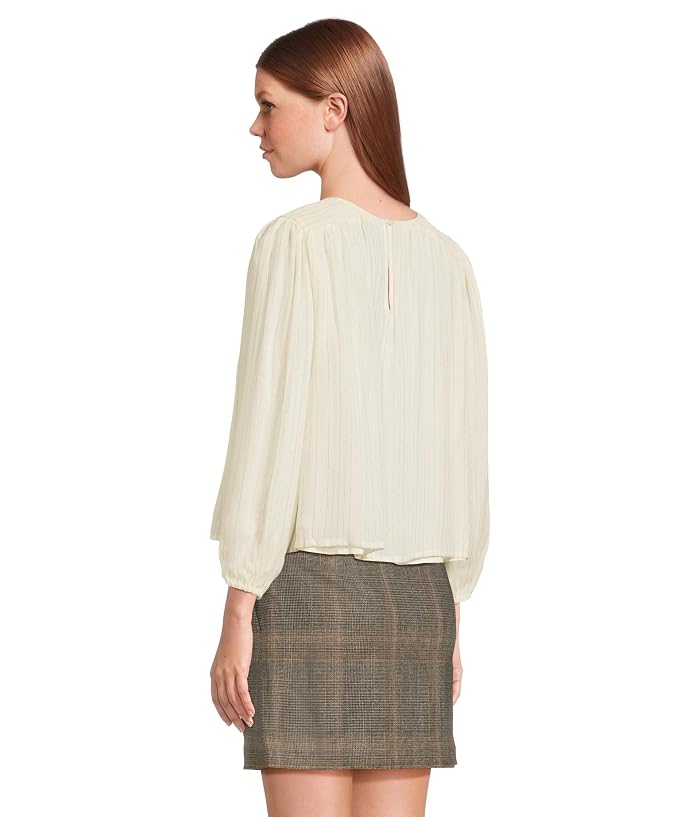 Michael Stars Dolly Blouse With Smocking Details - Image 3