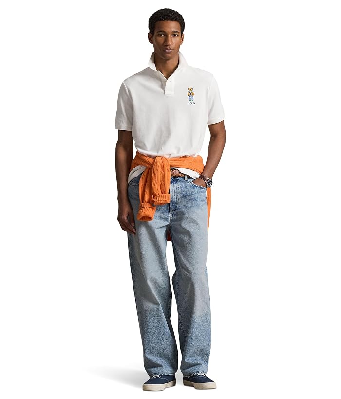 Polo Ralph Lauren Classic Fit Polo Bear Mesh Polo Shirt - Image 2