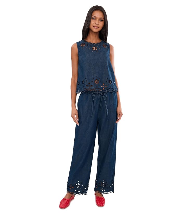 Madewell Denim Embroidered Shell Top - Image 2