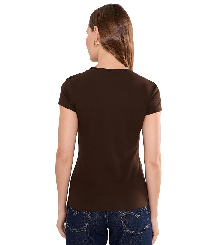 Lauren Ralph Lauren Stretch Cotton Tee - Image 4