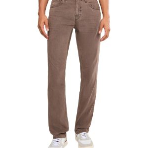 Paige Federal 32" Transcend Slim Straight Fit Pants in Vintage Brimstone