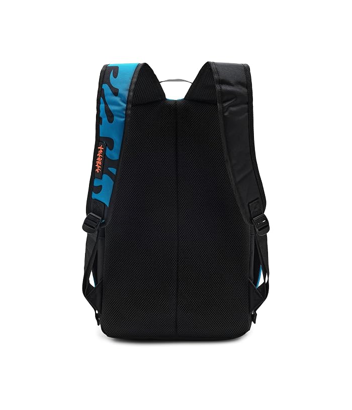 BIOWORLD Kids Naruto Placed Print Backpack with Blue and Orange Accents Flames with Puff Print Kanji - Image 2