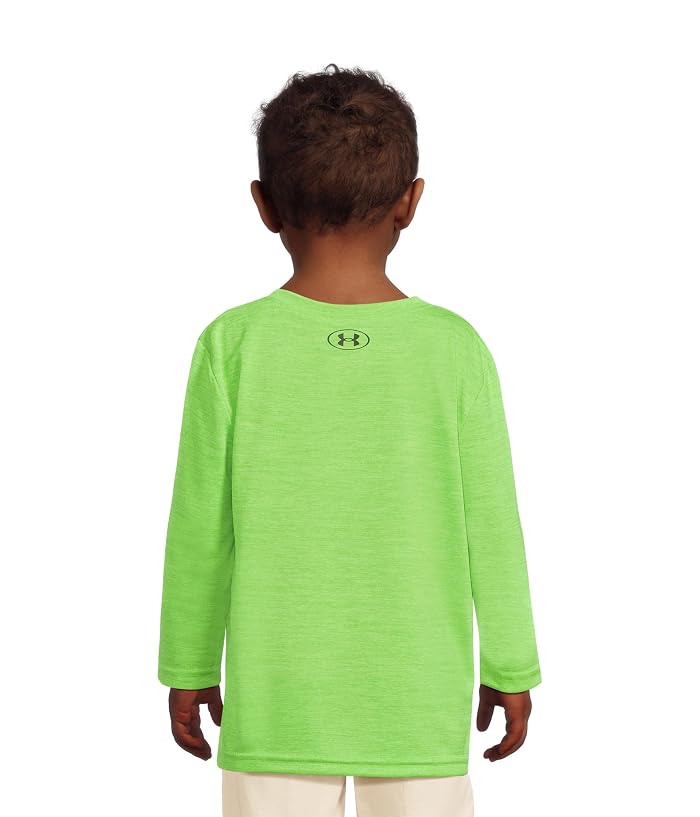 Under Armour Kids Logo Frame Twist Tech Long Sleeve (Little Kid) - Image 2