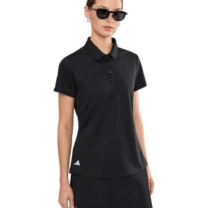 adidas Golf Performance Solid Short Sleeve Golf Polo Shirt