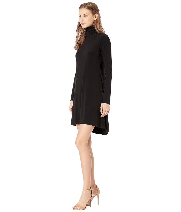 Norma Kamali Long Sleeve Turtle Swing Dress - Image 2