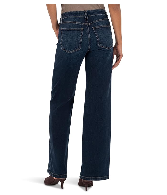 KUT from the Kloth Jeans High-rise Wide Leg Clean Hem In Attributable - Image 3