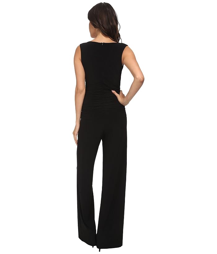 Norma Kamali Sleeveless Shirred Waist Jumpsuit - Image 3