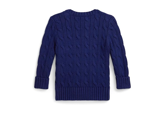 Polo Ralph Lauren Kids Polo Bear Cable-Knit Cotton Sweater (Infant) - Image 2